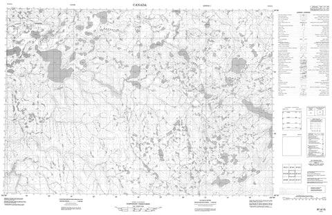 097A13 No Title Canadian topographic map, 1:50,000 scale