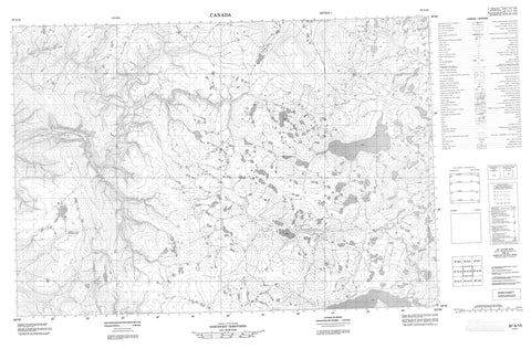 097A15 No Title Canadian topographic map, 1:50,000 scale