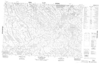 097B02 Ewariege Lake Canadian topographic map, 1:50,000 scale