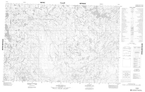 097B08 No Title Canadian topographic map, 1:50,000 scale