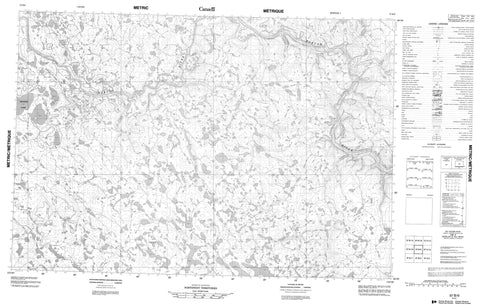 097B09 No Title Canadian topographic map, 1:50,000 scale