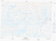 097C01 Biname Lake Canadian topographic map, 1:50,000 scale