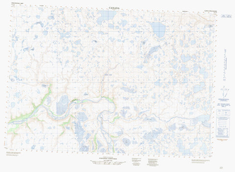 097C02 No Title Canadian topographic map, 1:50,000 scale