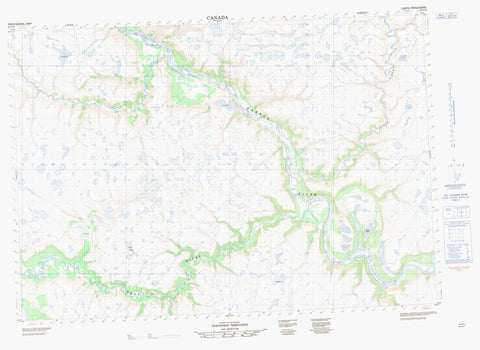 097C03 No Title Canadian topographic map, 1:50,000 scale