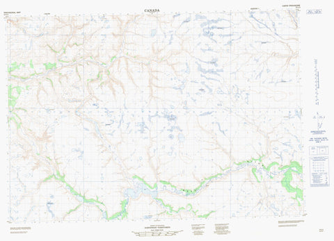 097C04 No Title Canadian topographic map, 1:50,000 scale