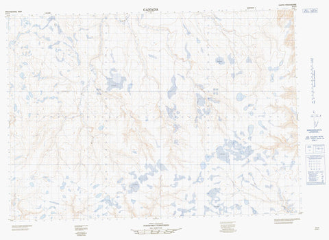 097C05 No Title Canadian topographic map, 1:50,000 scale