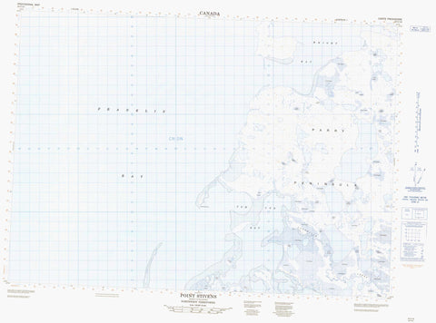 097C10 Point Stivens Canadian topographic map, 1:50,000 scale