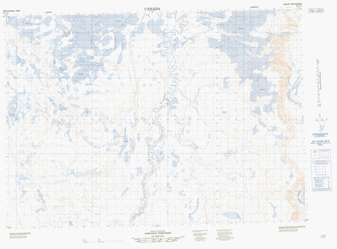 097C12 No Title Canadian topographic map, 1:50,000 scale