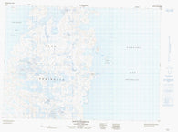 097C16 Letty Harbour Canadian topographic map, 1:50,000 scale