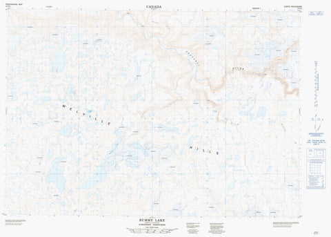 097D04 Rummy Lake Canadian topographic map, 1:50,000 scale