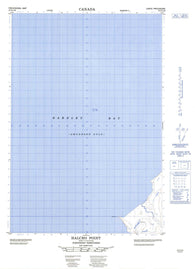 097D13E Halcro Point Canadian topographic map, 1:50,000 scale