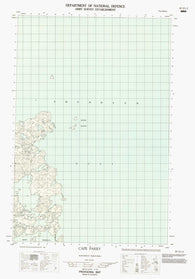 097F01E Cape Parry Canadian topographic map, 1:50,000 scale