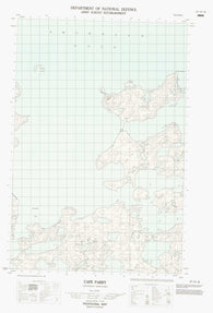 097F01W Cape Parry Canadian topographic map, 1:50,000 scale