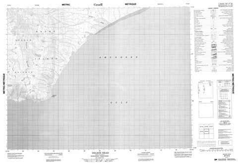 097H03 Nelson Head Canadian topographic map, 1:50,000 scale