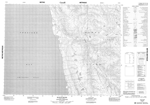 097H05 Rufus River Canadian topographic map, 1:50,000 scale