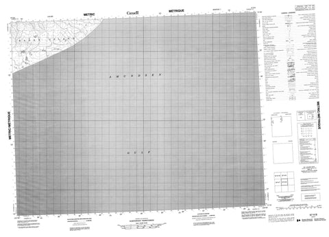 097H08 No Title Canadian topographic map, 1:50,000 scale