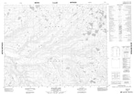 097H11 Hoagak Lake Canadian topographic map, 1:50,000 scale