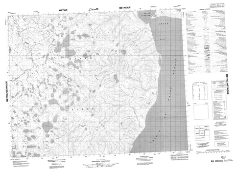 098A01 No Title Canadian topographic map, 1:50,000 scale