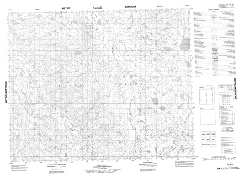 098A02 No Title Canadian topographic map, 1:50,000 scale