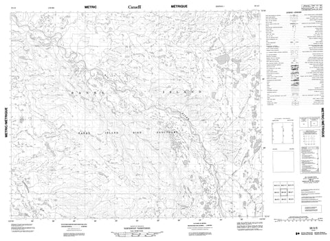 098A06 No Title Canadian topographic map, 1:50,000 scale