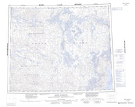 098A Jesse Harbour Canadian topographic map, 1:250,000 scale