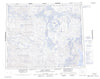 098A Jesse Harbour Canadian topographic map, 1:250,000 scale