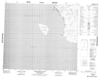 098C16 Robilliard Island Canadian topographic map, 1:50,000 scale