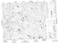 098D01 No Title Canadian topographic map, 1:50,000 scale