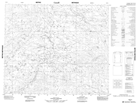 098D04 No Title Canadian topographic map, 1:50,000 scale