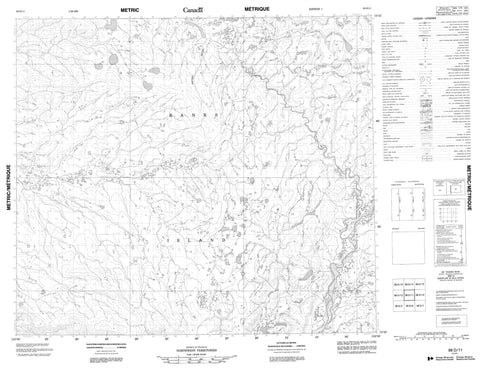 098D11 No Title Canadian topographic map, 1:50,000 scale