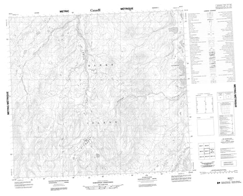 098E01 No Title Canadian topographic map, 1:50,000 scale