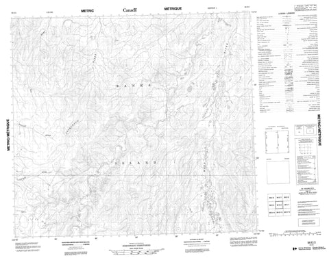 098E02 No Title Canadian topographic map, 1:50,000 scale