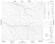 098E03 No Title Canadian topographic map, 1:50,000 scale