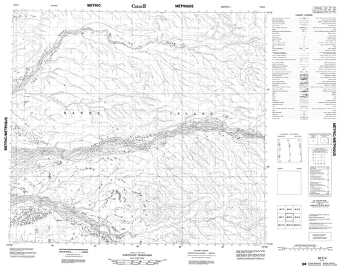 098E04 No Title Canadian topographic map, 1:50,000 scale