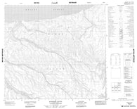 098E06 Kaersok River Canadian topographic map, 1:50,000 scale