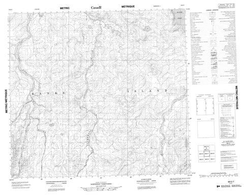 098E07 No Title Canadian topographic map, 1:50,000 scale