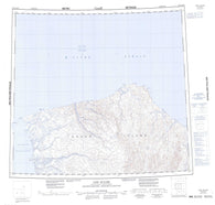 098E Cape M Clure Canadian topographic map, 1:250,000 scale