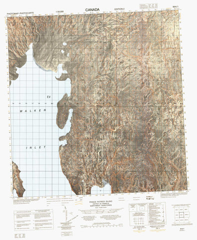 099A01 No Title Canadian topographic map, 1:50,000 scale