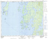 102P16 Hunter Island Canadian topographic map, 1:50,000 scale