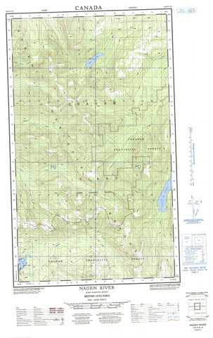 103F15W Naden River Canadian topographic map, 1:50,000 scale