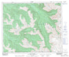 103I01 Mount Davies Canadian topographic map, 1:50,000 scale