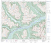 103I06 Salvus Canadian topographic map, 1:50,000 scale