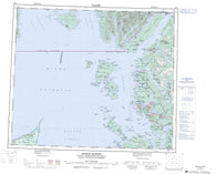 103J Prince Rupert Canadian topographic map, 1:250,000 scale