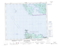 103K Dixon Entrance Canadian topographic map, 1:250,000 scale