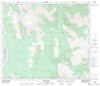 103P02 Lava Lake Canadian topographic map, 1:50,000 scale
