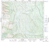 103P14 Paw Lake Canadian topographic map, 1:50,000 scale