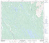 103P15 Brown Bear Lake Canadian topographic map, 1:50,000 scale