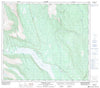 104A03 Meziadin Lake Canadian topographic map, 1:50,000 scale