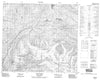 104B09 John Peaks Canadian topographic map, 1:50,000 scale