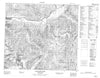 104B10 Snippaker Creek Canadian topographic map, 1:50,000 scale